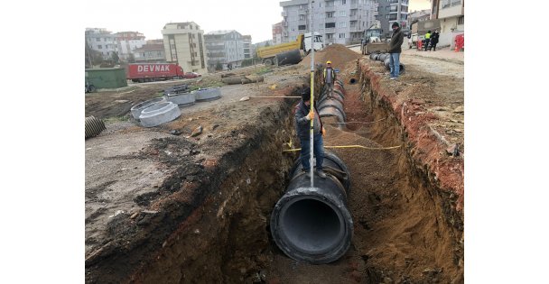 GEBZE BARIŞ MAHALLESİNDE ALTYAPI HATLARI YENİLENİYOR