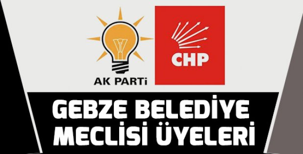 Gebze Belediye Meclisi'ne seçilen isimler