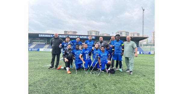 GEBZE BELEDİYESİ AMPUTE FUTBOL TAKIMI LİGE FIRTINA GİBİ BAŞLADI