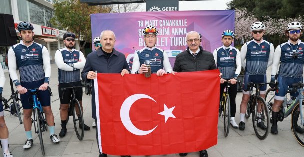 GEBZE BELEDİYESİNİN DÜZENLEDİĞİ 450 KMLİK VEFA YOLCULUĞU