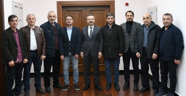 Gebze Beşköylüler'den Valiye ziyaret