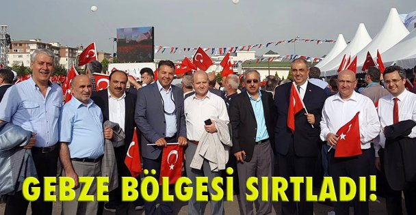 Gebze Bölgesi sırtladı!