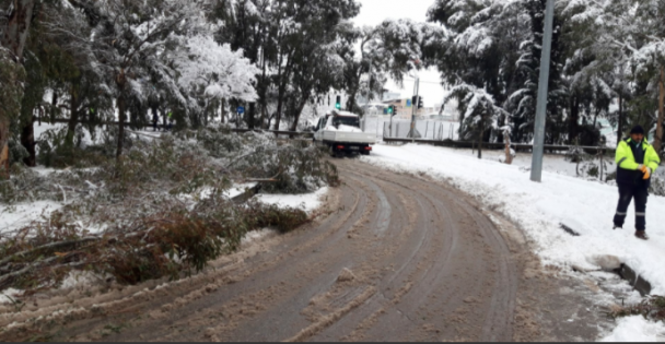Gebze Bölgesinde Kar Yağışında