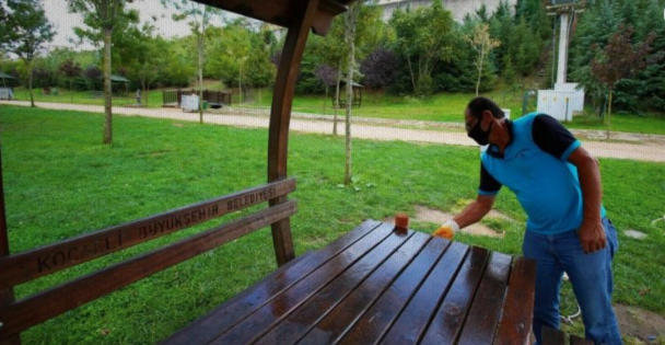 Gebze bölgesinde parklara yoğun bakım