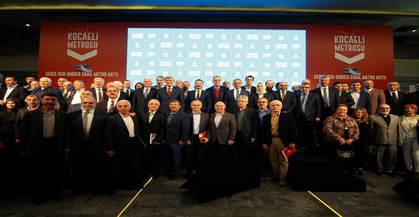 Gebze-Darıca metro hattı törenle tanıtıldı