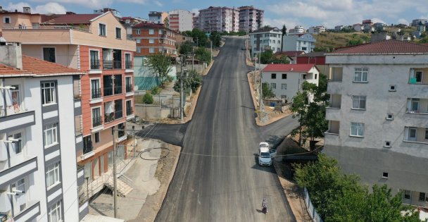 Gebze Fikri Altıokka Caddesi'nde Üstyapı Çalışması