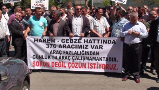 Gebze – Haremciler eylem yaptı!