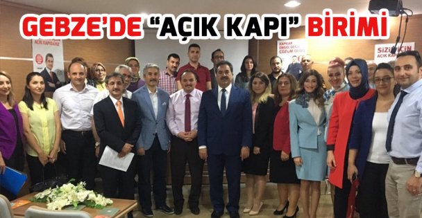 Gebze Kaymakamlığı 'Açık Kapı' birimi tanıtıldı