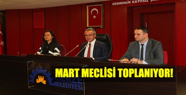 Gebze Mart Meclisi Toplanıyor..