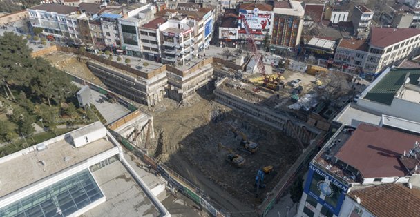 Gebze Metro Çalışmaları Sürüyor