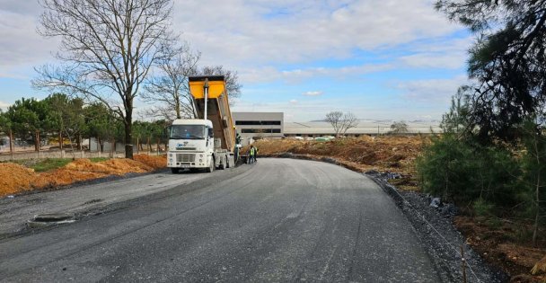 Gebze Millet Bahçesinin Çevre Yolları Yapılıyor