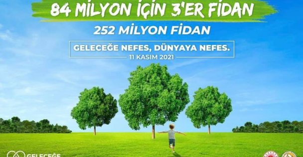 Gebze Orman İşletme Müdürlüğü  Fidan Dikerek Geleceğe Nefes Veriyor