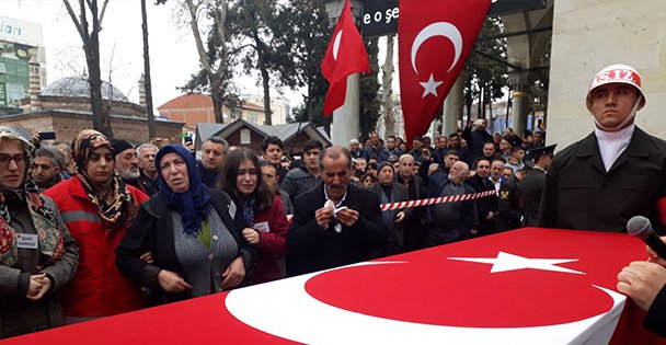 Gebze Şehidini uğurladı