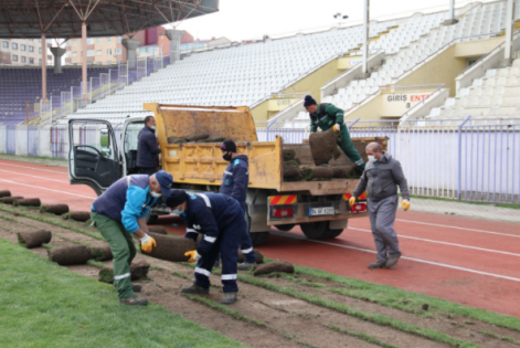 Gebze Stadı'ndaki Yenileme Çalışmalarına Başlandı