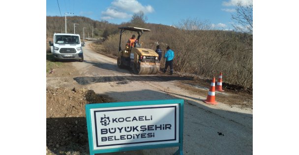 Gebze Tepemanayır'da Bozulan Yola Bakım