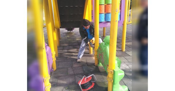 Gebze ve Darıca'da oyun gruplarının onarımı yapıldı