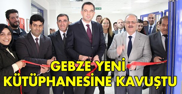 Gebze yeni kütüphanesine kavuştu
