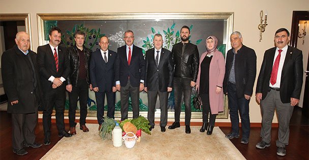 Ziraat Odası Başkan Köşker'e geldi