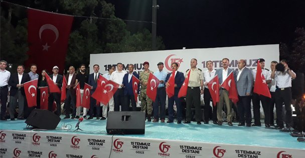 Gebze'de 15 Temmuz