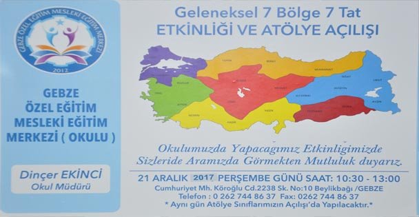 Gebze'de 7 bölge 7 tat etkinliği