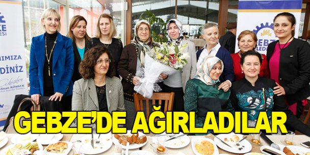 Gebze'de ağırladılar