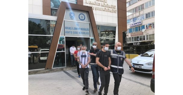 Gebze'de aranan 5 hükümlü yakalandı