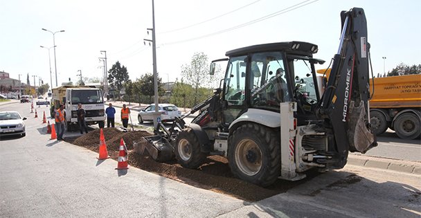 Gebze'de asfalt çalışmaları