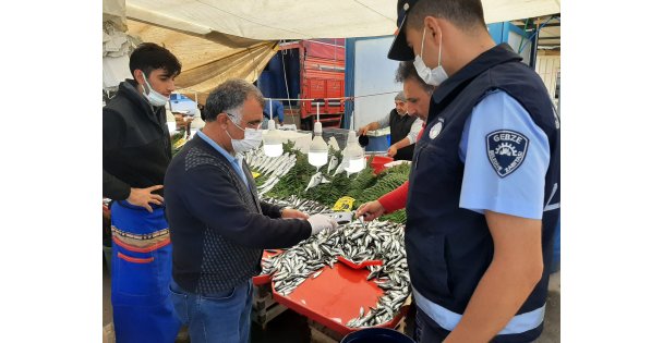 Gebze'de Balıkçı Denetimleri