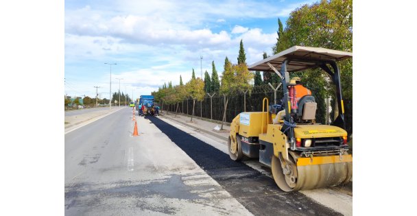 Gebze'de Bozulan Yollar Asfaltlanıyor