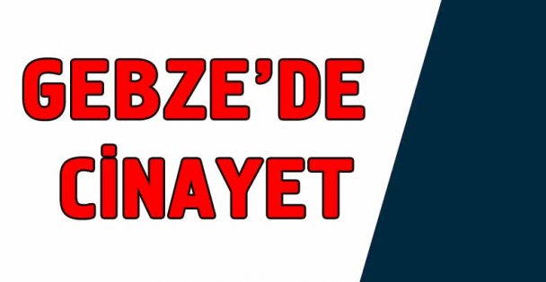 Gebze'de cinayet