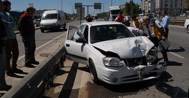 Gebze'de kaza: 2 yaralı!