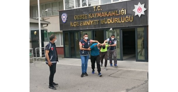 Gebze'de kombi çalan hırsızlar İstanbul'da yakalandı