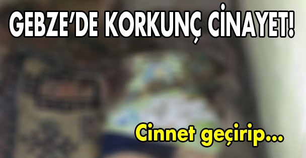 Gebze'de korkunç cinayet!