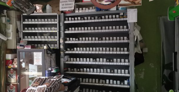 Gebze'de marketten sigara hırsızlığı