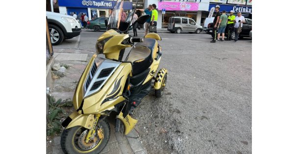 Gebze'de Motosikletli Kaza