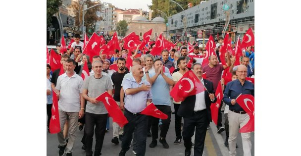 Gebze'de motosikletliler Zafer Bayramı için kortej yaptı