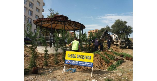 Gebze'de parklar daha yeşil
