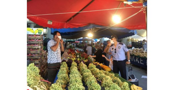 Gebze'de pazar yerleri denetleniyor