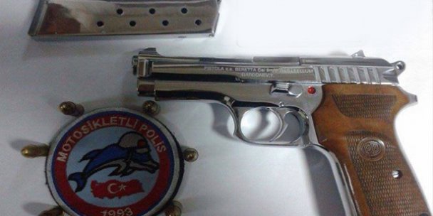 Gebze'de silah ele geçirildi!