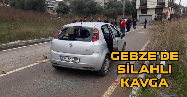 Gebze'de silahlı kavga: 4 yaralı