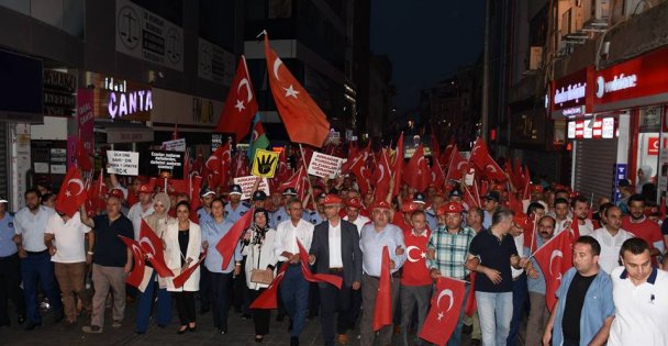 Gebze'de Son Nöbetler, Şehitler Meydanına Yürüyüş