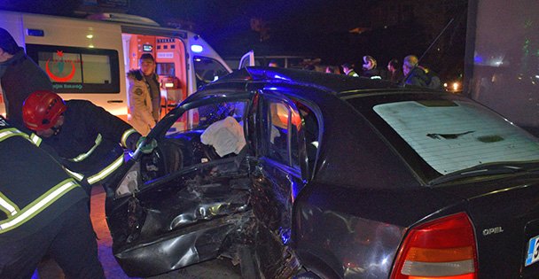 Gebze'de trafik kazası: 2 yaralı