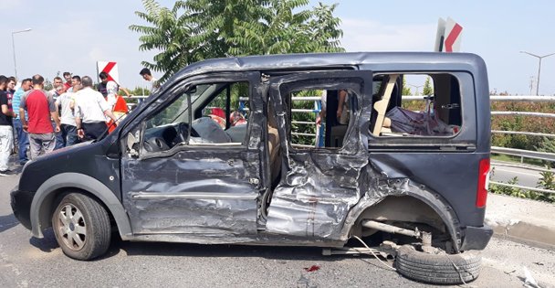 Gebze'de trafik kazası: 3 yaralı