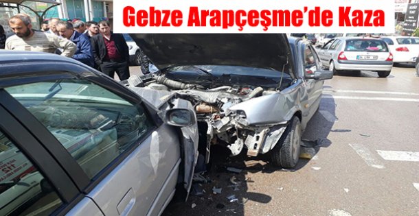 Gebze'de Trafik Kazası !