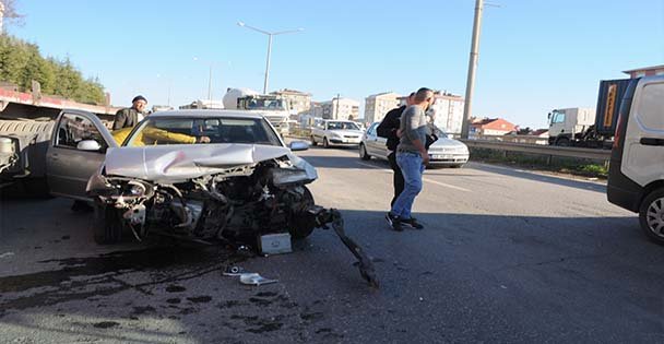 Gebze'de trafik kazası