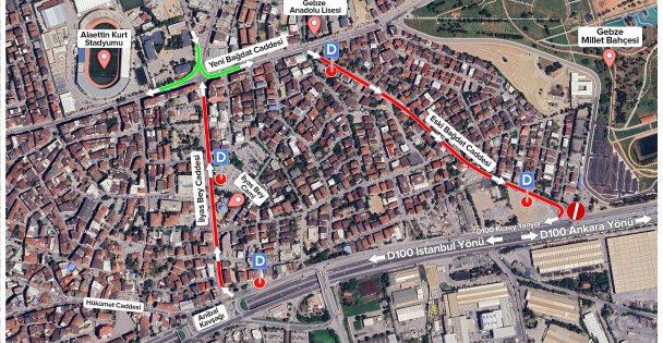 Gebze'de yeni trafik dolaşım planı hayata geçiyor