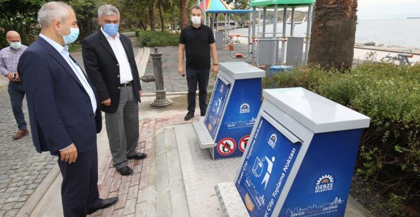 Gebze'de yer altı konteynır uygulamaları sürüyor