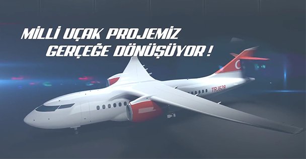 Gebze'de yerli uçak heyecanı
