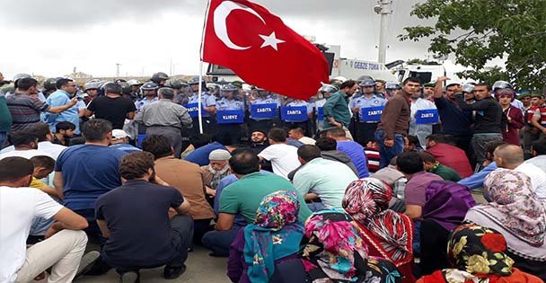 Gebze'de yıkım gerginliği