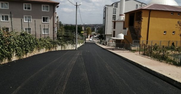 Gebze'de yol çalışmaları devam ediyor